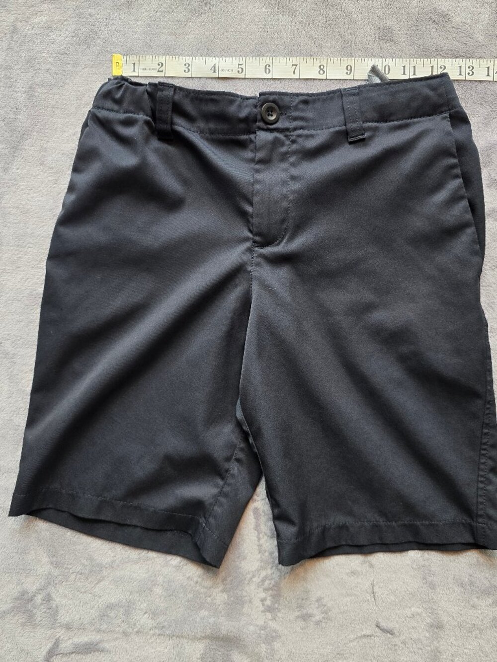 Under Armour Boys Showdown Golf Shorts Black Youth Medium 10-12